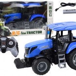 Trattore RC 2.4G con telecomando e suoni – blu