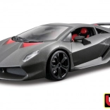 Modello auto Bburago Lamborghini Sesto Elemento 1:24 grigio
