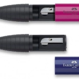 temperamatite con gomma FABER-CASTELL, colori assortiti