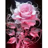 Mosaico di diamanti Fiori rosa