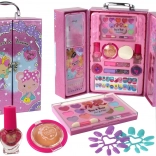 Set cosmetico per bambini in valigetta rosa