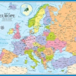 Puzzle EUROGRAPHICS mappa dell’Europa 1000 pezzi