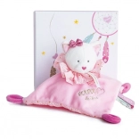 Set regalo - gattino di peluche rosa morbido