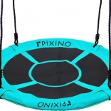 Altalena cerchio nido di cicogna turchese