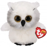 TY Beanie Boos Mascotte - Gufo Austin 24 cm Bianco