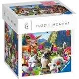 Ravensburger Puzzle Moment – lama, 99 pezzi