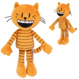 Peluche PETEY da DOG MAN – gatto arancione tigrato 24 cm