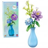 set di costruzione fiori in vaso, 257 pezzi