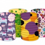 Lampione di carta a cilindro per carnevale