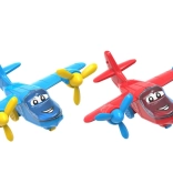 aereo di plastica per bambini con cabina apribile, 28 × 24 cm, 2 colori