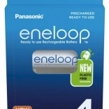 Eneloop batterie ricaricabili AA 2000 mAh, 4 pezzi