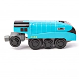 Locomotiva elettrica Mallard blu