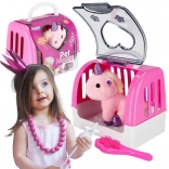 Woopie casetta portatile per unicorno – set di cura per bambini