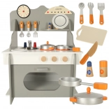 Cucina per bambini in legno con accessori
