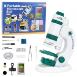 Microscopio educativo portatile per bambini 2in1 60x/180x con accessori