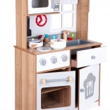 Cucina giocattolo in legno per bambini con accessori Ecotoys