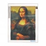 Pittura a diamante Mona Lisa 30x40 cm