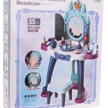 Tavolino da toeletta per bambini con luci e suoni + accessori