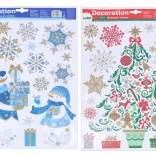 Decorazioni natalizie per finestre 41 × 29 cm