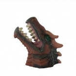 Burattino a mano di dinosauro in gomma