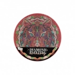 Pittura a diamante Mandala Leone diametro 30 cm