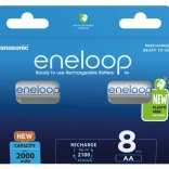 Batterie ricaricabili Eneloop AA 2000 mAh 8 pz
