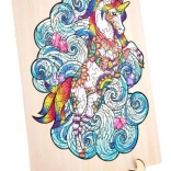 GRAFIX puzzle sagomato Unicorno, 130 pezzi