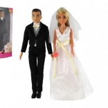 Set nuziale di bambole ANLILY – sposa e sposo 30 cm