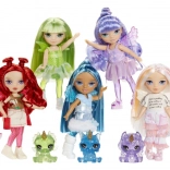 Rainbow High Littles fate magiche con animaletti – mini bambole 14 cm con ali intercambiabili