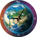 Orologio puzzle mondo 570 pezzi con cornice