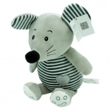 Mascotte a righe Hugs - topo 26 cm