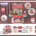 Woopie pasticceria e gelateria 3 in 1 set portatile 25 pezzi