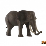 Figura realistica in plastica di elefante africano 17 cm