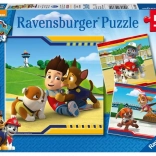 Puzzle Ravensburger Paw Patrol Best Friends 3×49 pezzi