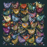 Puzzle quadrato Palapeli – mucchio di pulcini, 239 pezzi