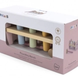 VIGA PolarB panca di legno da martellare con martello Lisek Montessori