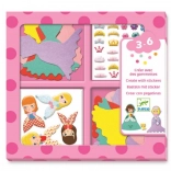 Set di adesivi Principesse Carine