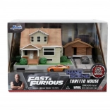 Nanodiorama Fast & Furious Casa di Dominic con macchinine
