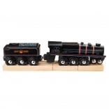 Replica in legno della locomotiva a vapore Bigjigs Rail Black 5