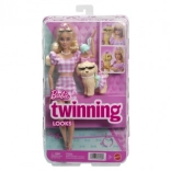 Barbie costume doppio con fiocco – bambola con cagnolino