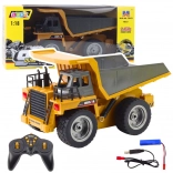CAMION RIBALTABILE SPECCHIO-CONTROLLATO HUINA 1:18, 9 canali
