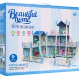 Casa delle bambole a 3 piani Giocattolo per bambini