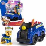 Paw Patrol auto della polizia festiva con pupazzetto di Chase