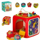 Cubo educativo interattivo 6 in 1 BIBI-INN – rosso