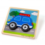 Puzzle ad incastro Auto Bigjigs Toys