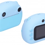 Fotocamera digitale per bambini con stampa – blu, 12 Mpx e video Full HD
