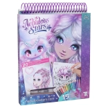 Album da colorare ad acquerello Nebulous Stars