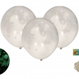 Palloncini gonfiabili 30 cm, luminosi al buio – set da 6 pezzi