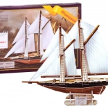 Puzzle 3D veliero BLUENOSE – modello di nave in legno
