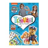 Quaderno con tatuaggi e attività PAW PATROL